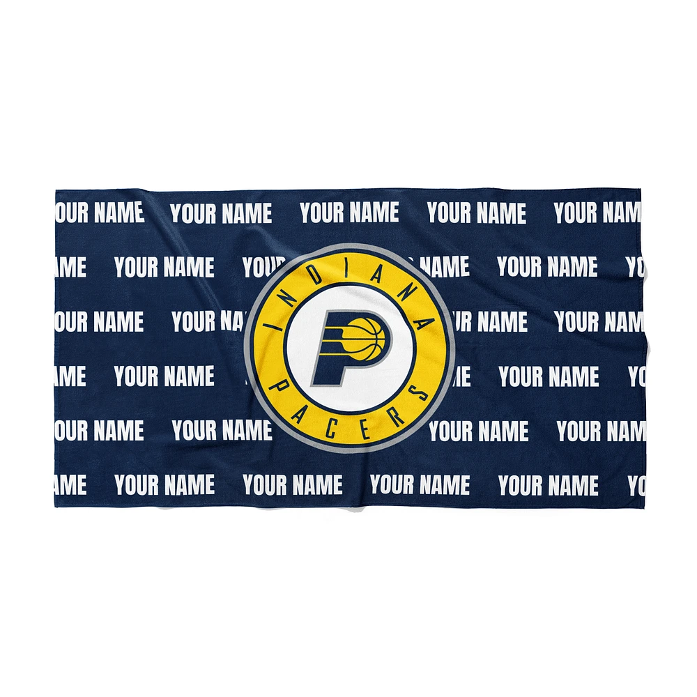 Chad & Jake Indiana Pacers 30" x 60" Personalized Horizontal Towel