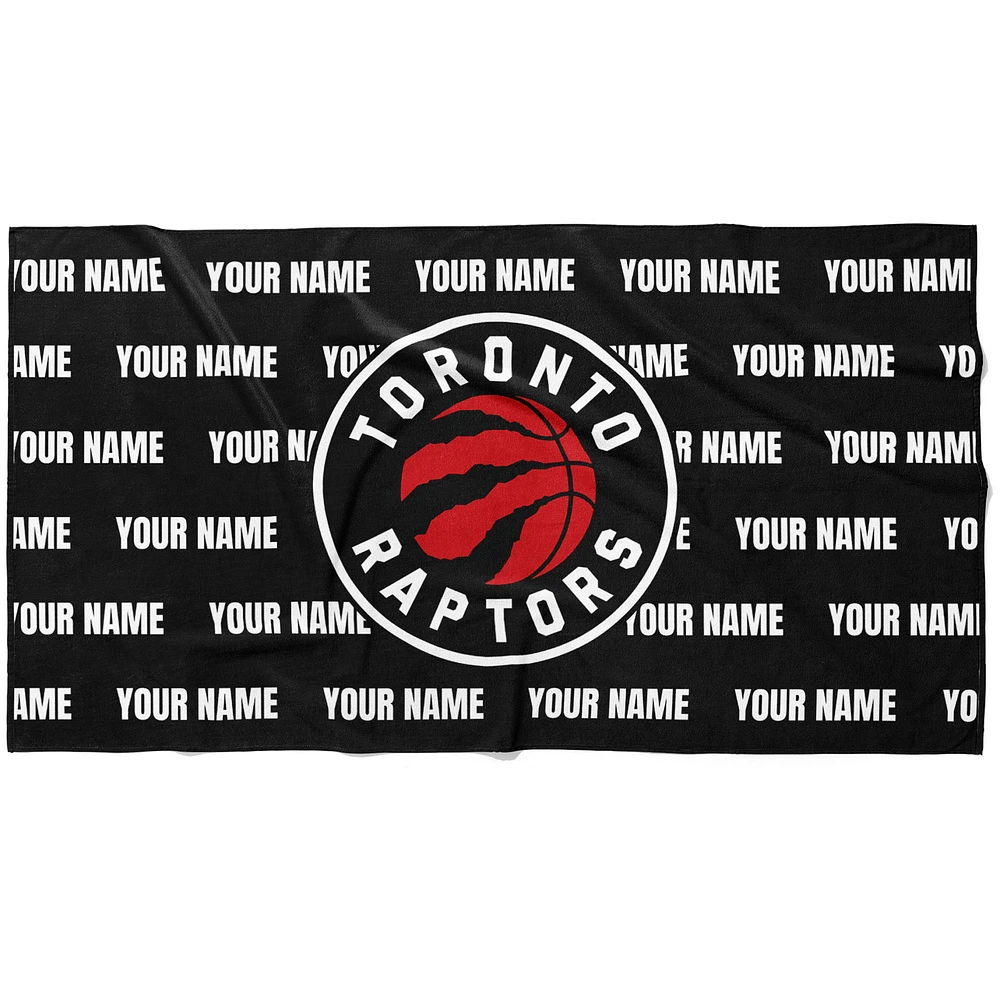 Chad & Jake Toronto Raptors 30" x 60" Personalized Horizontal Towel