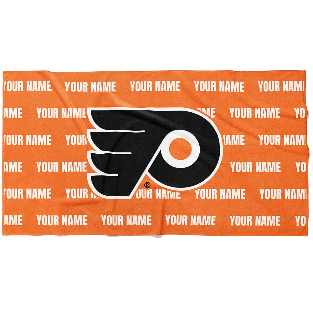 Chad & Jake Philadelphia Flyers 30" x 60" Personalized Horizontal Towel