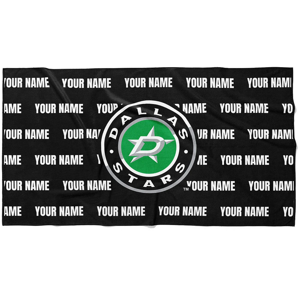 Chad & Jake Dallas Stars 30" x 60" Personalized Horizontal Towel