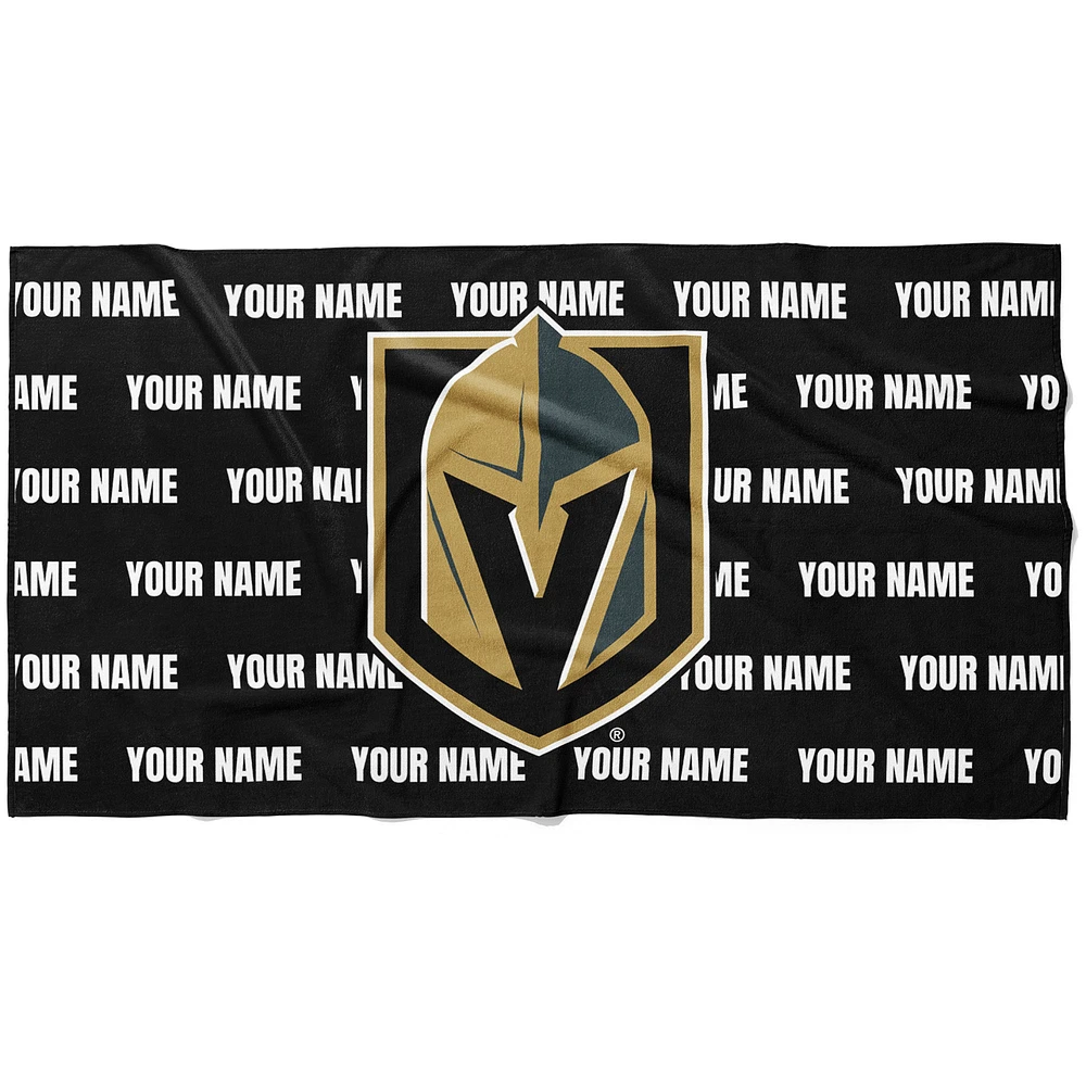 Chad & Jake Vegas Golden Knights 30" x 60" Personalized Horizontal Towel