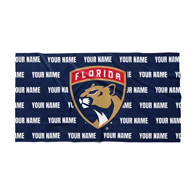 Chad & Jake Florida Panthers 30" x 60" Personalized Horizontal Towel