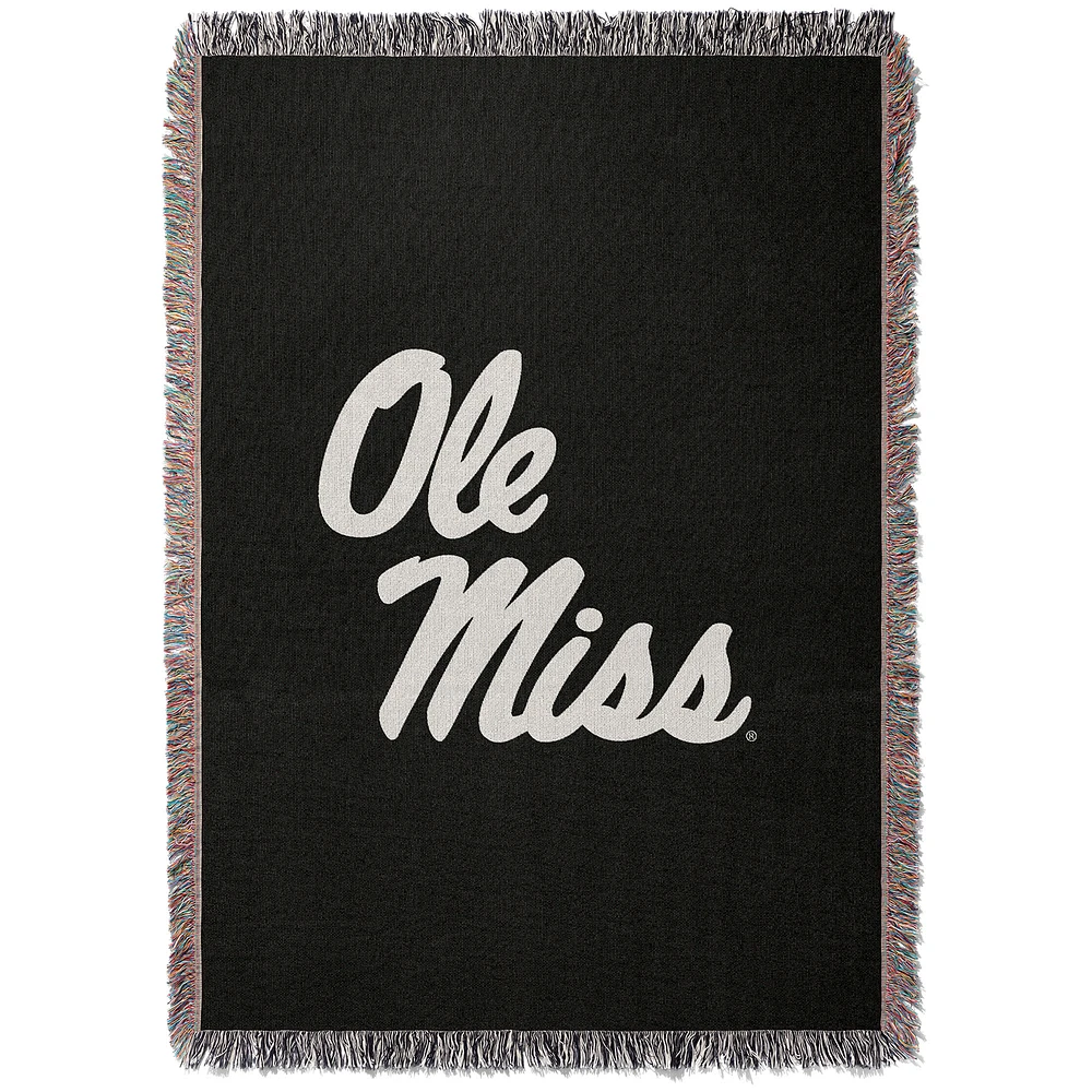 Chad & Jake Ole Miss Rebels Woven Blanket