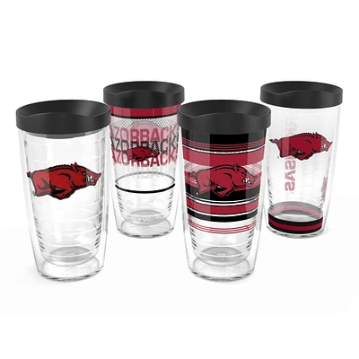 Tervis Arkansas Razorbacks Four-Pack 16oz. Classic Tumbler Set