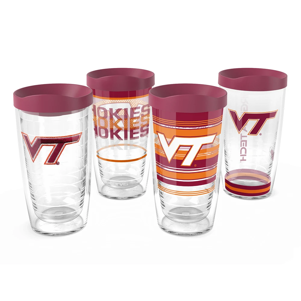 Tervis Virginia Tech Hokies Four-Pack 16oz. Classic Tumbler Set