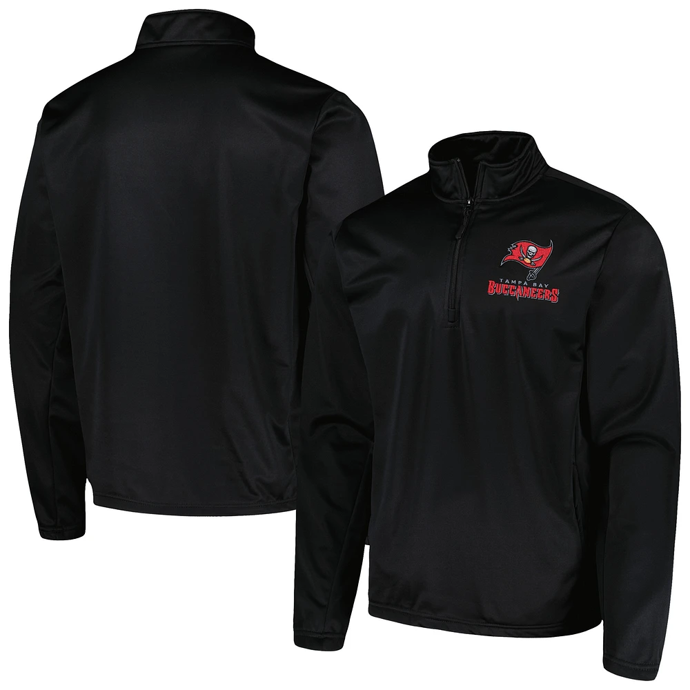 Men's Dunbrooke Black Tampa Bay Buccaneers All-Star Tech Quarter-Zip Jacket