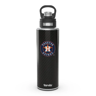Tervis Houston Astros 40oz. Carbon Fiber Wide Mouth Water Bottle