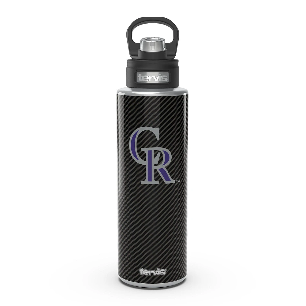 Tervis Colorado Rockies 40oz. Carbon Fiber Wide Mouth Water Bottle