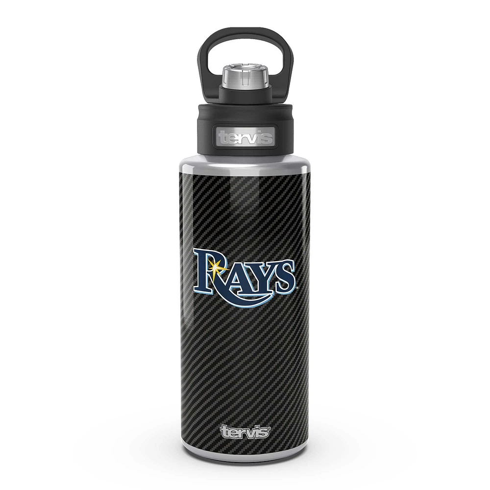 Tervis Tampa Bay Rays 32oz. Carbon Fiber Wide Mouth Bottle
