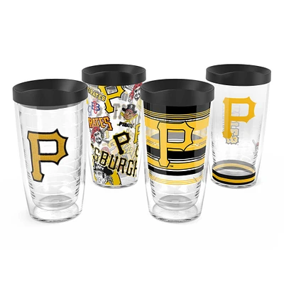 Tervis Pittsburgh Pirates Four-Pack 16oz. Classic Tumbler Set