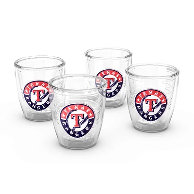 Tervis Texas Rangers Four-Pack 12oz. Emblem Tumbler Set