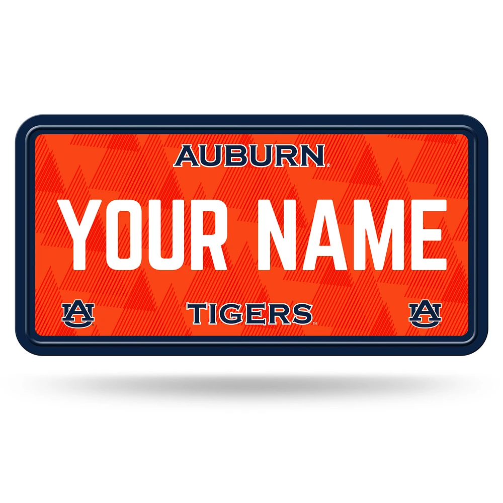 Auburn Tigers 6" x 12" Personalized License Plate