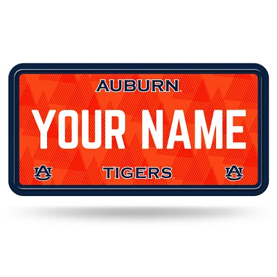 Auburn Tigers 6" x 12" Personalized License Plate