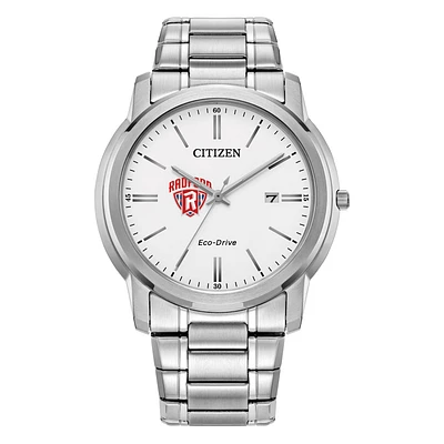 Men's Citizen Watch  Silver Radford Highlanders Eco-Drive White Dial Stainless Steel Watch
