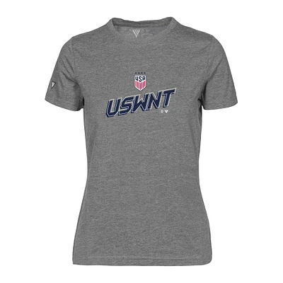 Women's Levelwear Gray USWNT Maddox Elevate T-Shirt