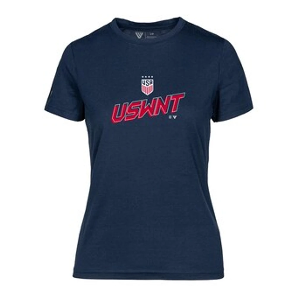 Women's Levelwear Navy USWNT Maddox Elevate T-Shirt