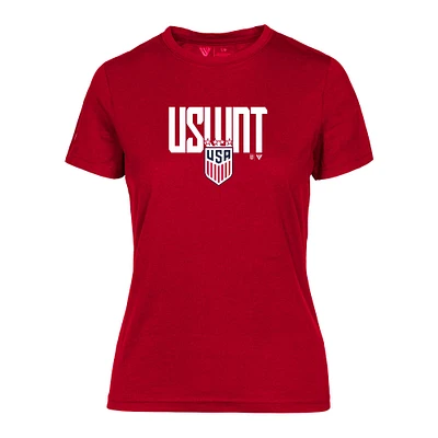 Women's Levelwear Red USWNT Maddox Elevate T-Shirt