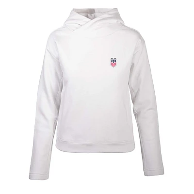 Women's Levelwear White USWNT Evian Pullover Hoodie