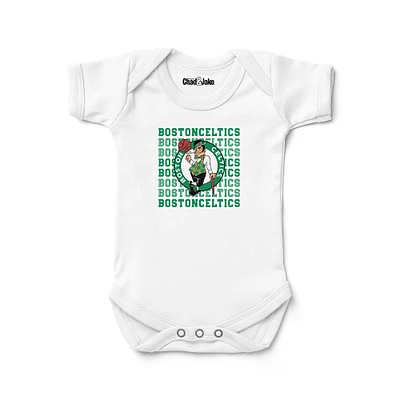Newborn & Infant Chad Jake White Boston Celtics Retro Bodysuit
