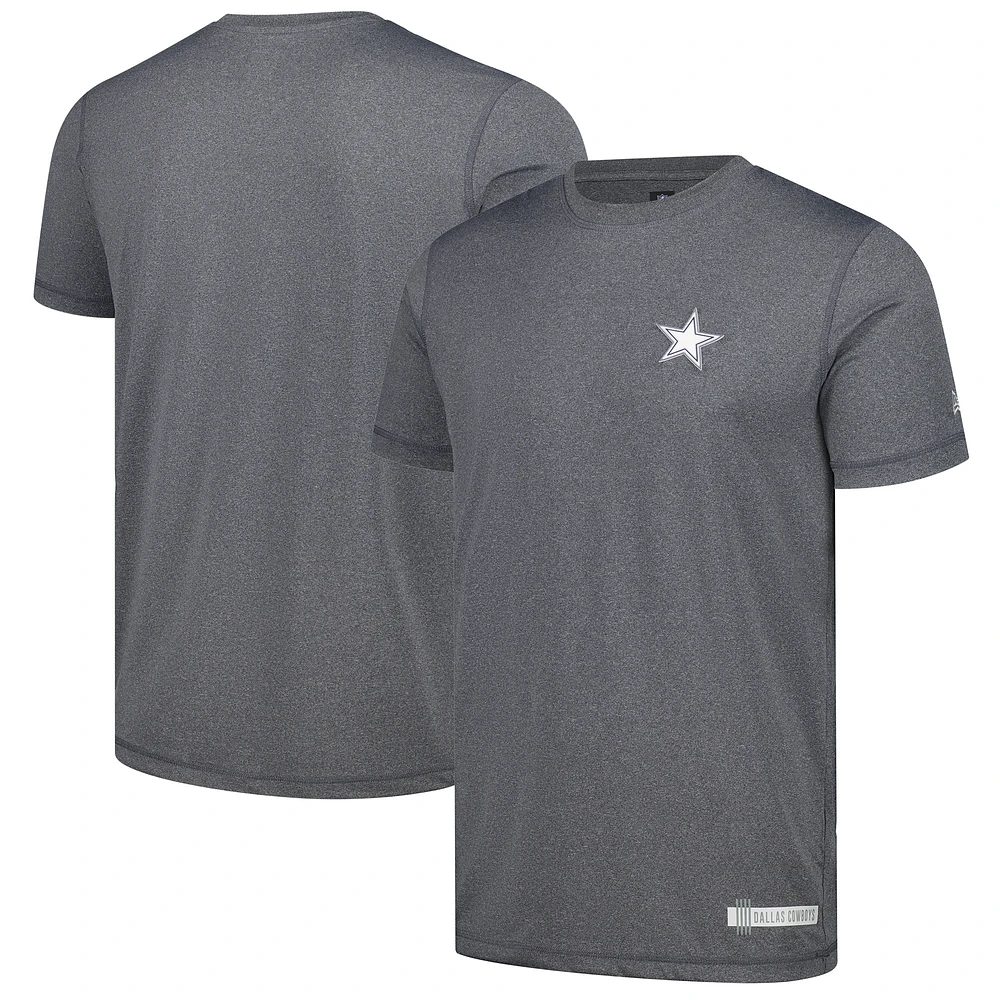 Men's New Era Heather Gray Dallas Cowboys 2024 NFL Training Camp T-Shirt