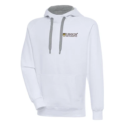 Men's Antigua Lehigh Mountain Hawks Victory Pullover Hoodie