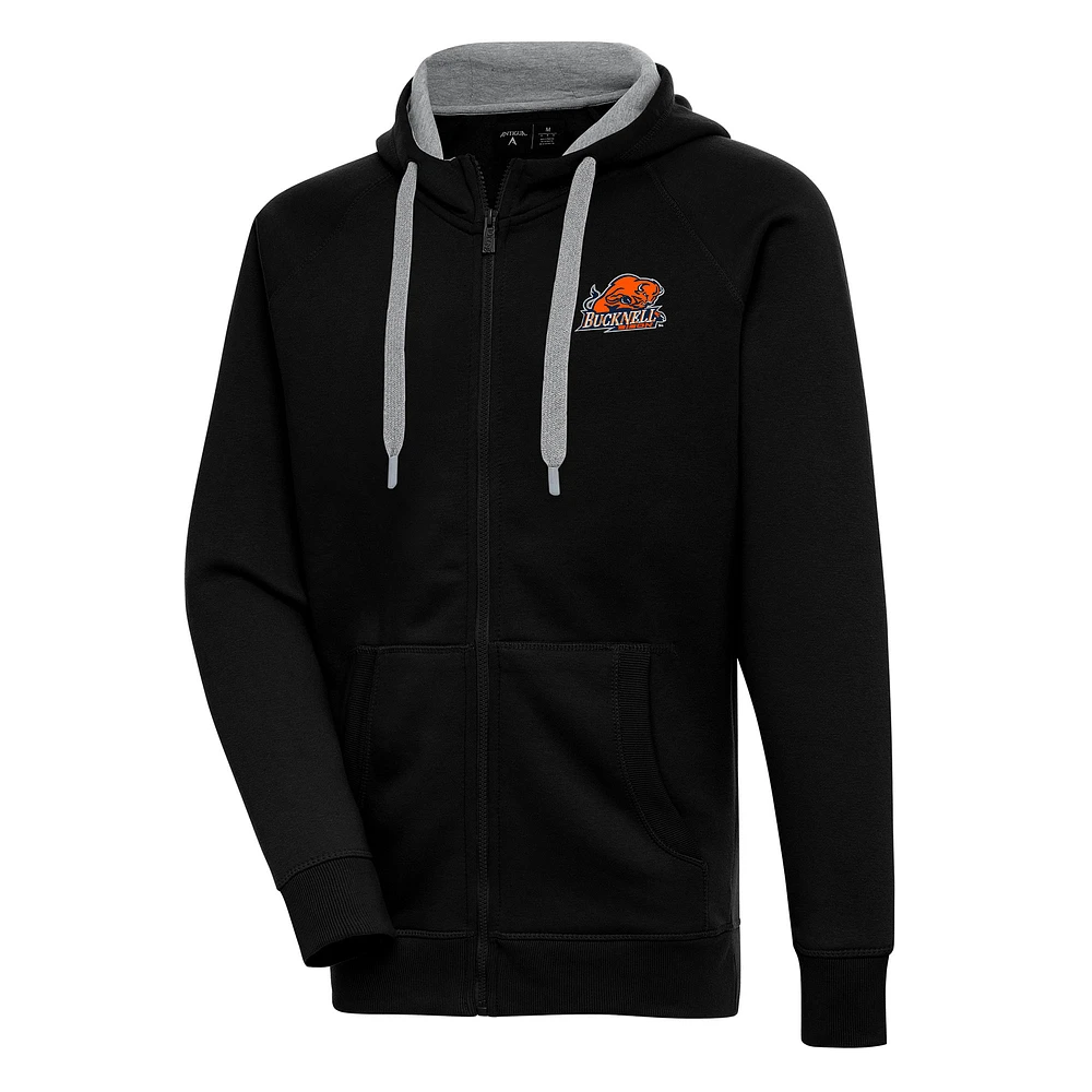 Men's Antigua Bucknell Bison Victory Full-Zip Hoodie