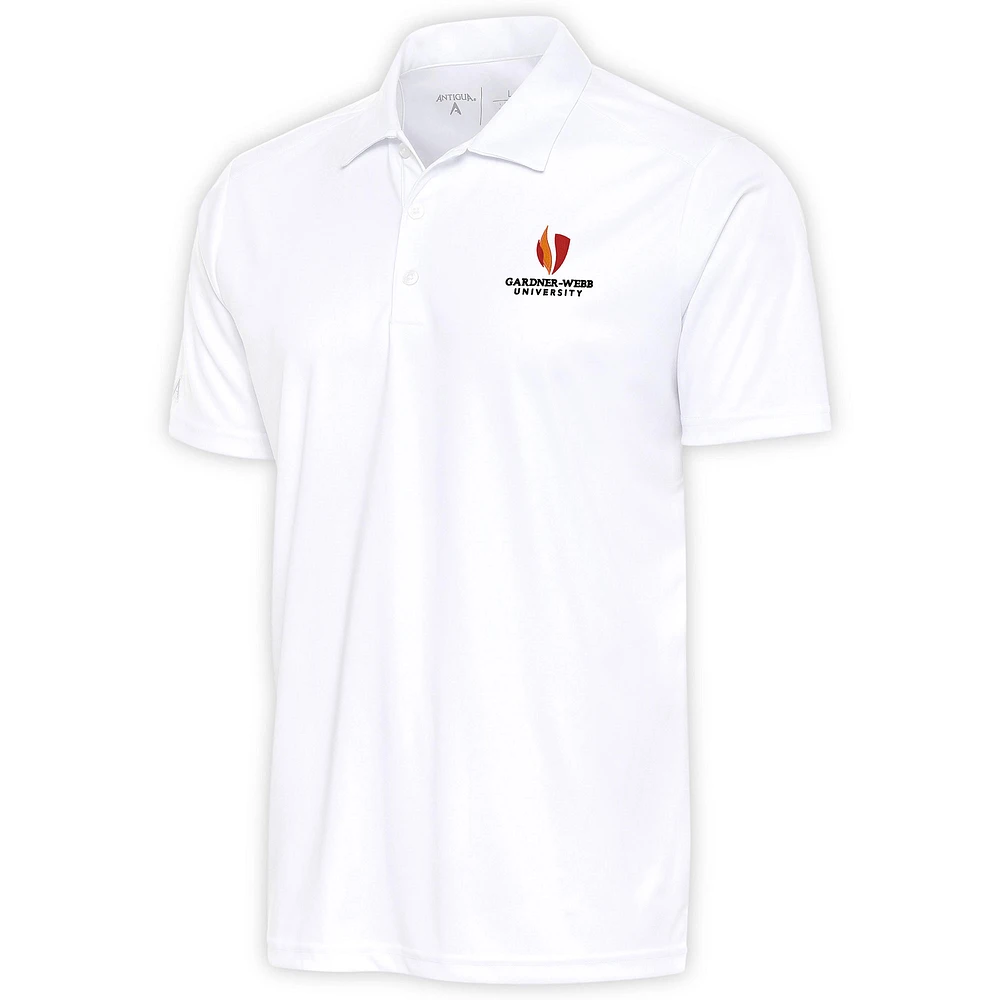 Men's Antigua White Gardner-Webb Bulldogs Tribute Polo