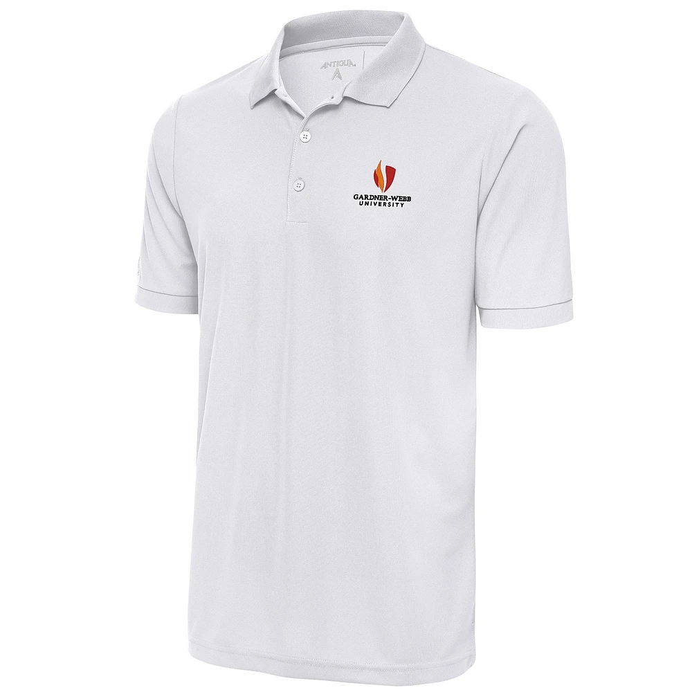 Men's Antigua White Gardner-Webb Bulldogs Legacy Pique Polo