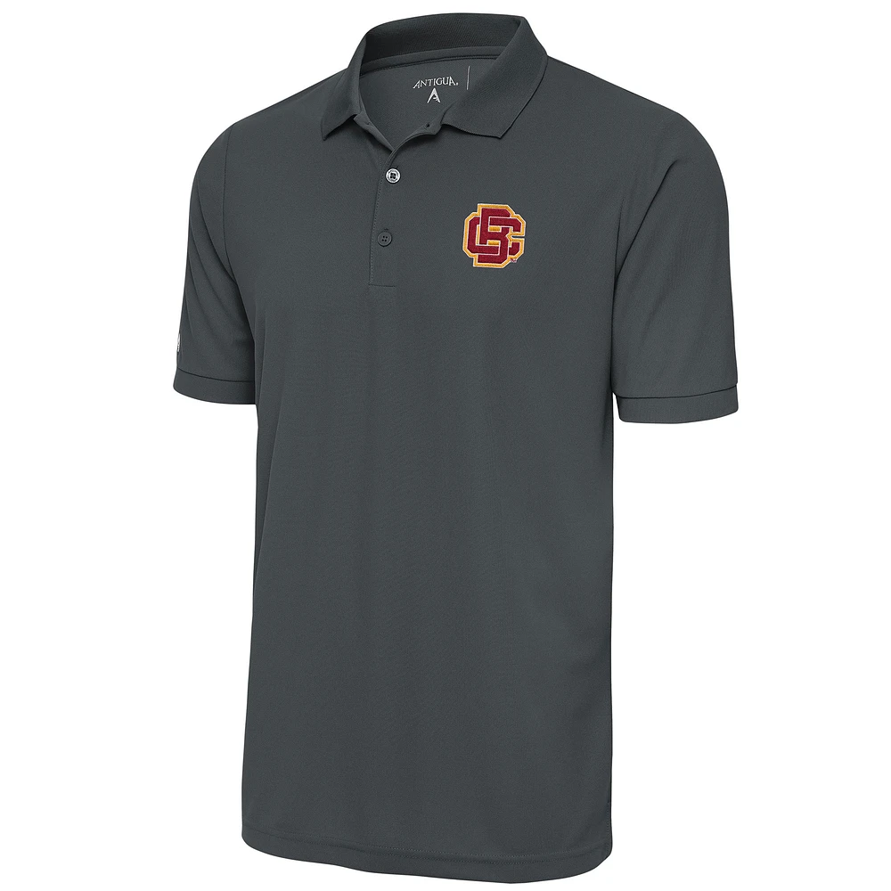 Men's Antigua Pewter Bethune-Cookman Wildcats Legacy Pique Polo