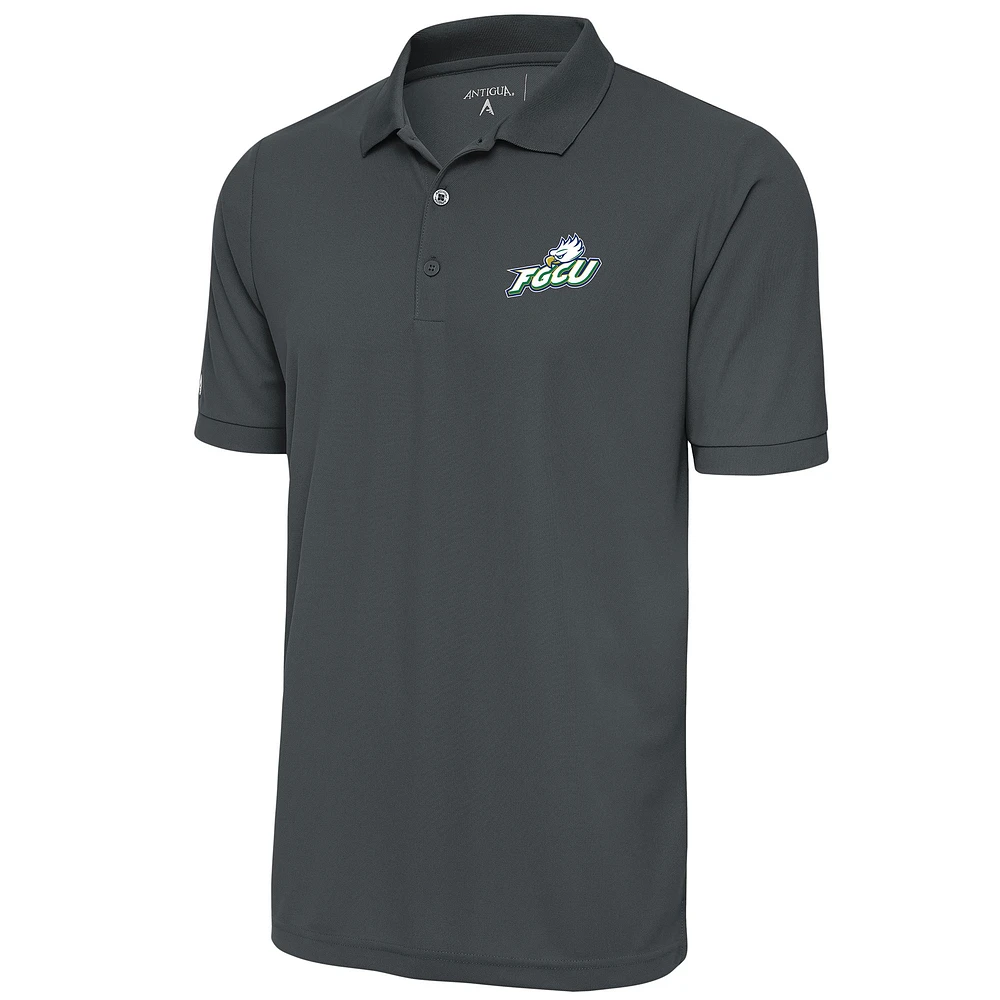 Men's Antigua Pewter Florida Gulf Coast Eagles Big & Tall Legacy Pique Polo