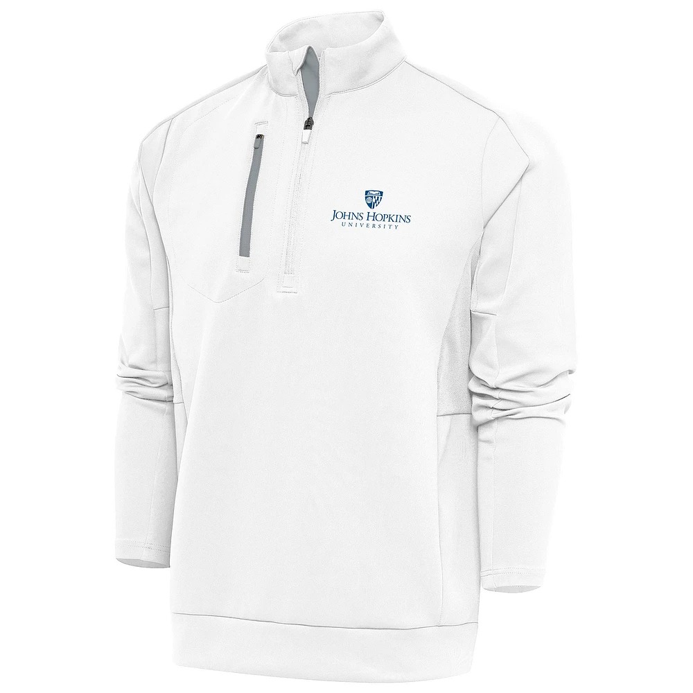Men's Antigua Johns Hopkins Blue Jays Generation Quarter-Zip Pullover Top