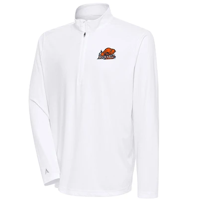 Men's Antigua Bucknell Bison Tribute Quarter-Zip Top