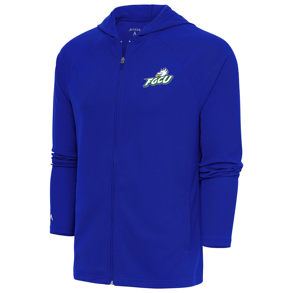 Men's Antigua Royal Florida Gulf Coast Eagles Legacy Full-Zip Hoodie