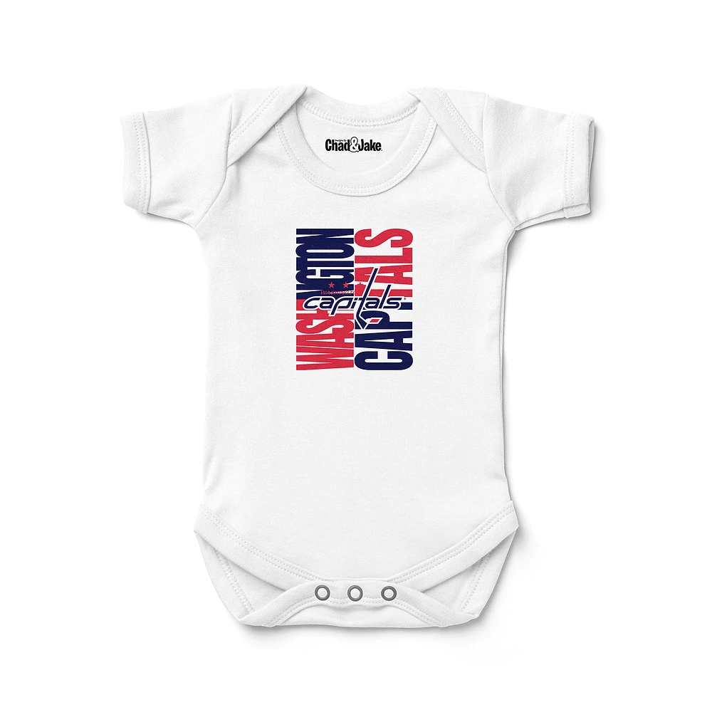 Newborn & Infant Chad Jake White Washington Capitals Bodysuit