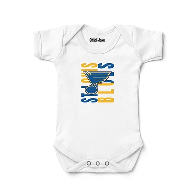 Newborn & Infant Chad Jake White St. Louis Blues Bodysuit