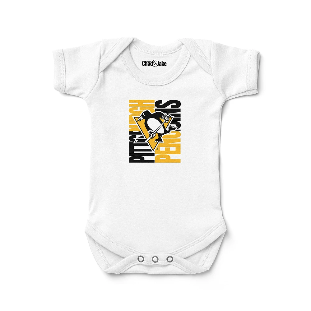 Newborn & Infant Chad Jake White Pittsburgh Penguins Bodysuit