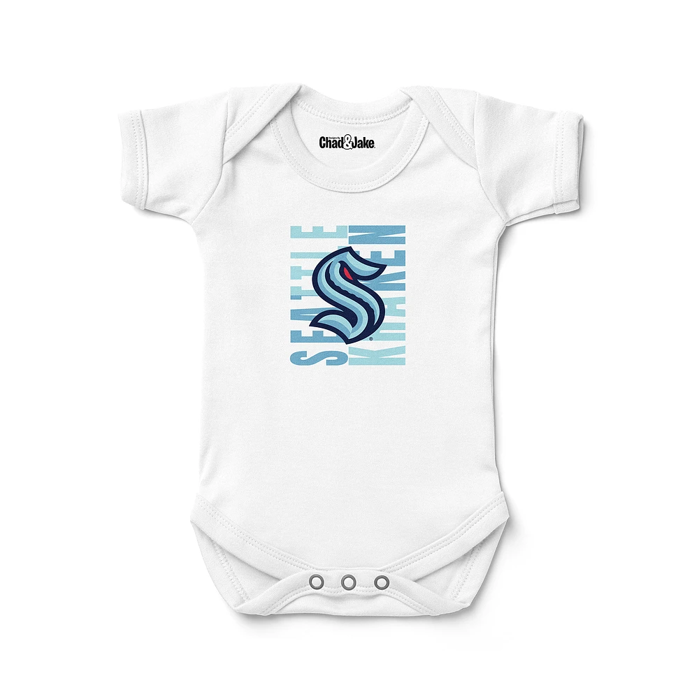 Newborn & Infant Chad Jake White Seattle Kraken Bodysuit