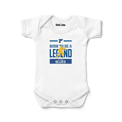 Newborn & Infant Chad Jake White St. Louis Blues Legend Bodysuit