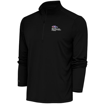 Men's Antigua Black MSU Denver Roadrunners Tribute Quarter-Zip Top