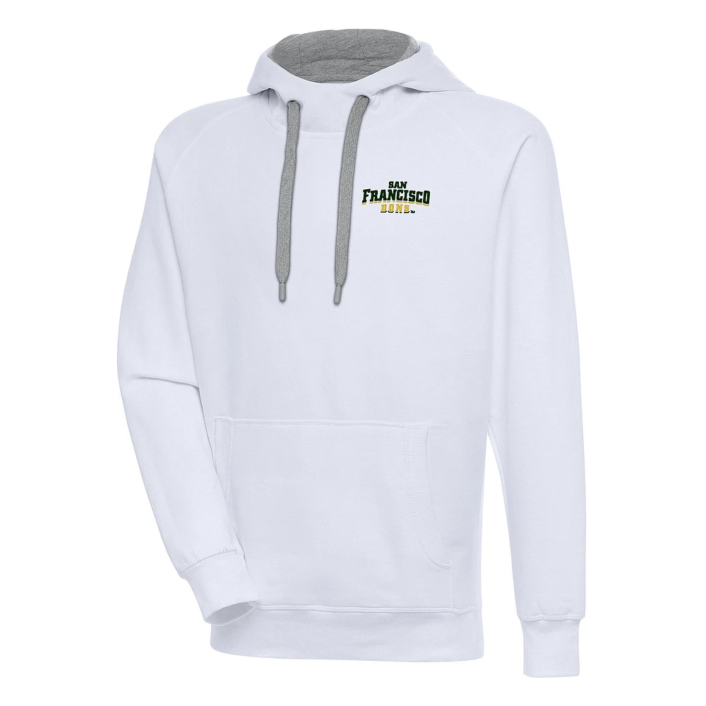 Men's Antigua San Francisco Dons Victory Pullover Hoodie