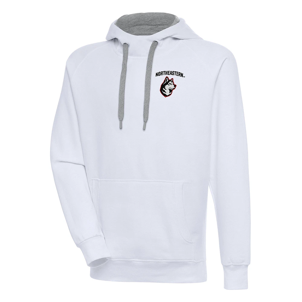 Men's Antigua Northeastern Huskies Victory Pullover Hoodie