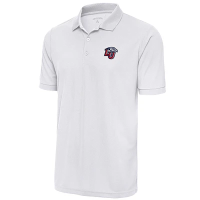Men's Antigua  White Liberty Flames Legacy Pique Polo