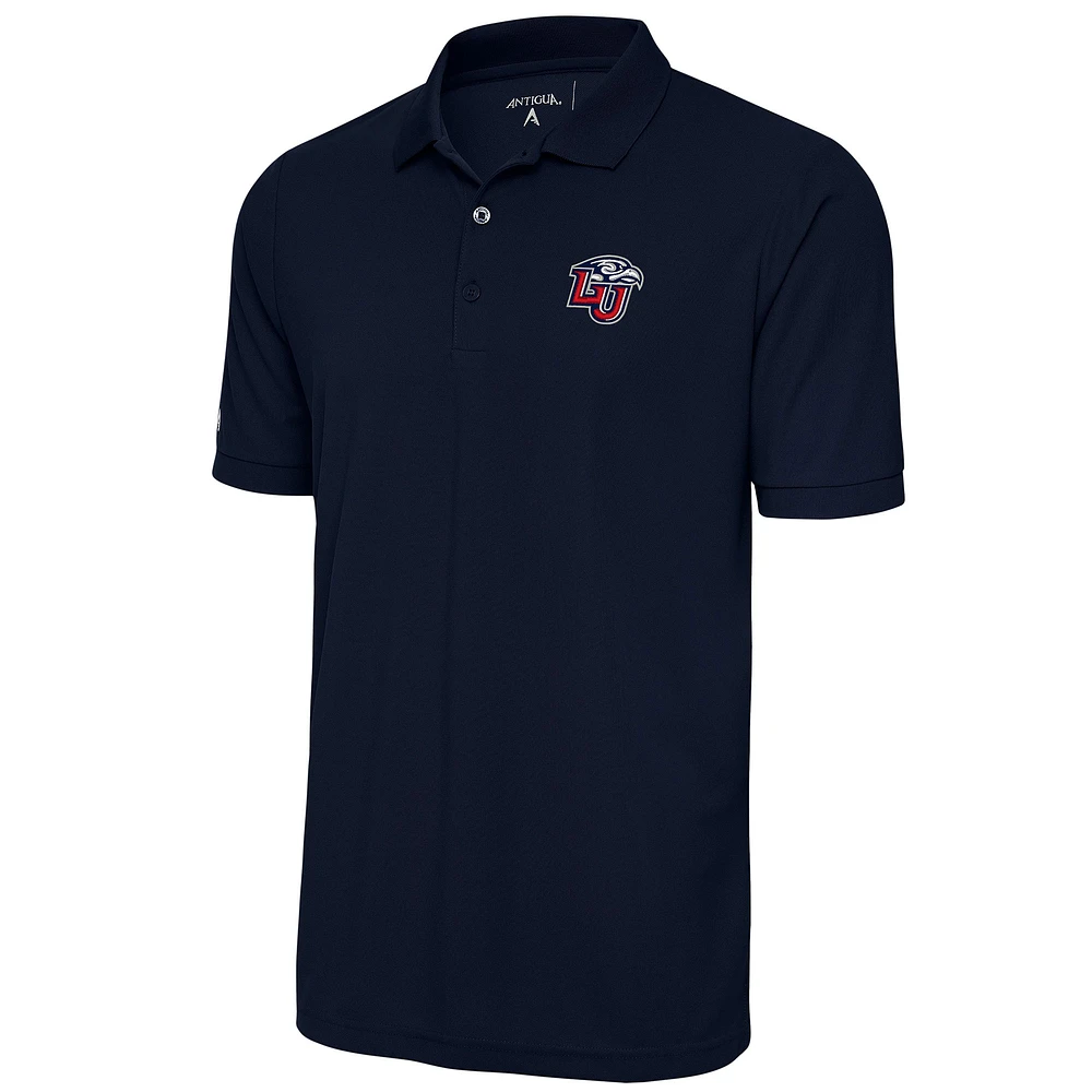 Men's Antigua Navy Liberty Flames Legacy Pique Polo
