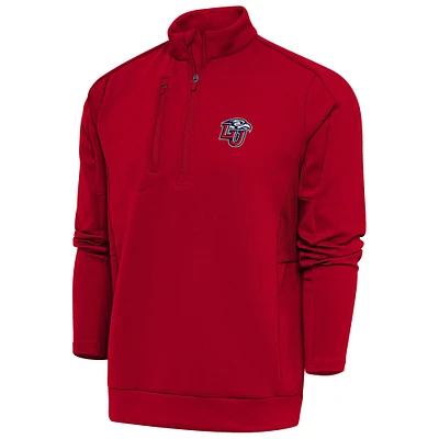Men's Antigua Liberty Flames Generation Quarter-Zip Pullover Top