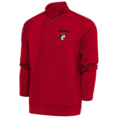 Men's Antigua Northeastern Huskies Generation Quarter-Zip Pullover Top