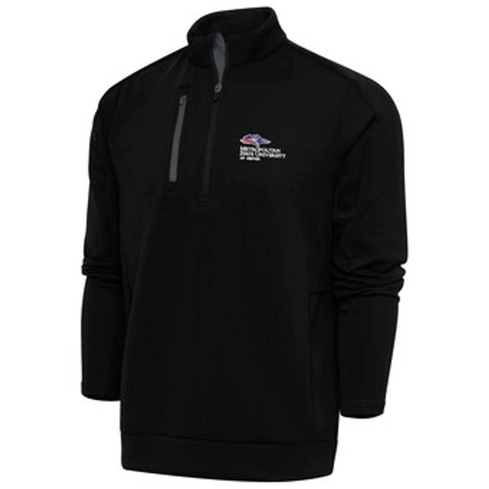 Men's Antigua Pewter MSU Denver Roadrunners Generation Quarter-Zip Pullover Top