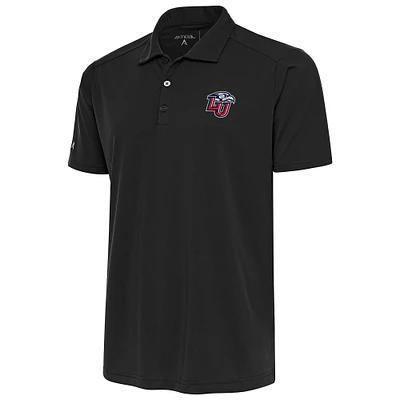 Men's Antigua Charcoal Liberty Flames Big & Tall Tribute Polo