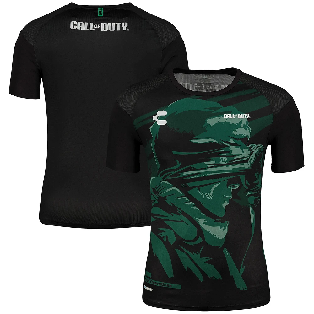 Men's Charly Black/Green Call of Duty DRY FACTOR Training T-Shirt