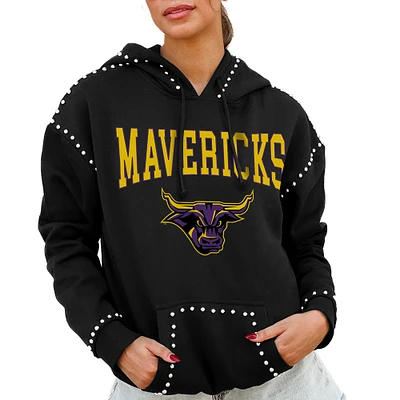 Women's Gameday Couture Black Minnesota State Mavericks Studded Pullover Hoodie