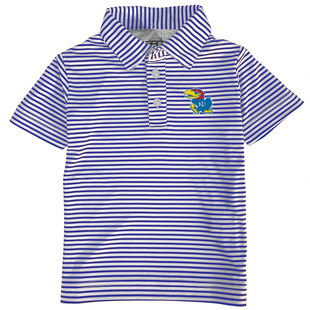 Toddler Garb Royal Kansas Jayhawks Carson Polo